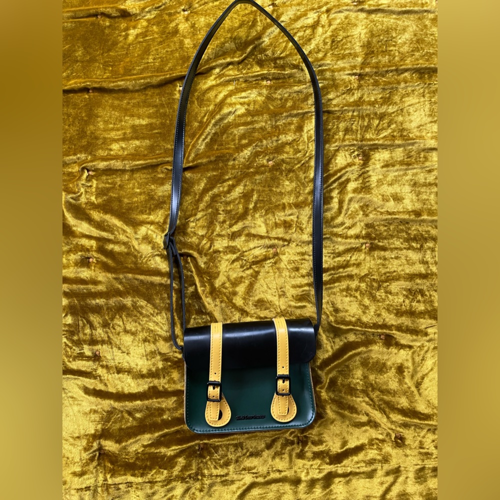Dr. Marten’s 7” tri-colored cross-body satchel